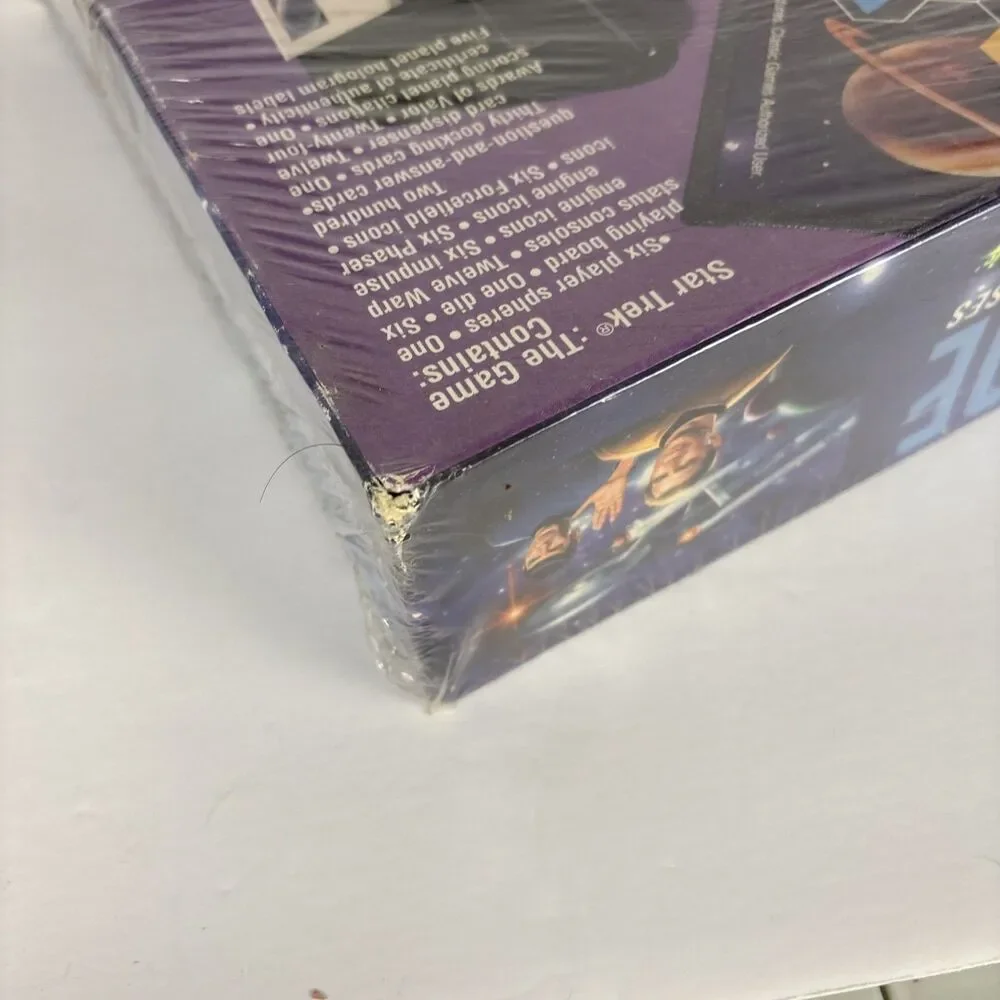 Star Trek The Game 1992 Collector's Edition Board Game Broken Seal Limited Ed.